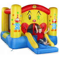 Дитячий надувний Батут Веселий клоун з гіркою